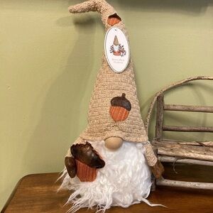 NWT FALL ACORN STUFFED GNOME